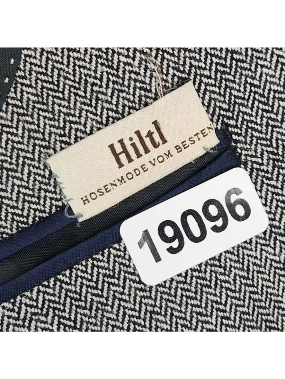 Hiltl Jacket Mens EU 52 US 42 Gray Wool Herringbone Blazer Sport Coat Two Button